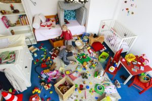 El orden en el cuarto de los juguetes